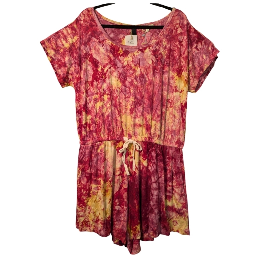 Kori America Plus XL Tie-dye Jumper NWT Fits 1X Best - Picture 3 of 8
